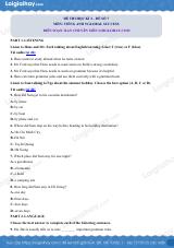 Đề thi giữa kì 2 Tiếng Anh 9 Global Success - Đề số 7